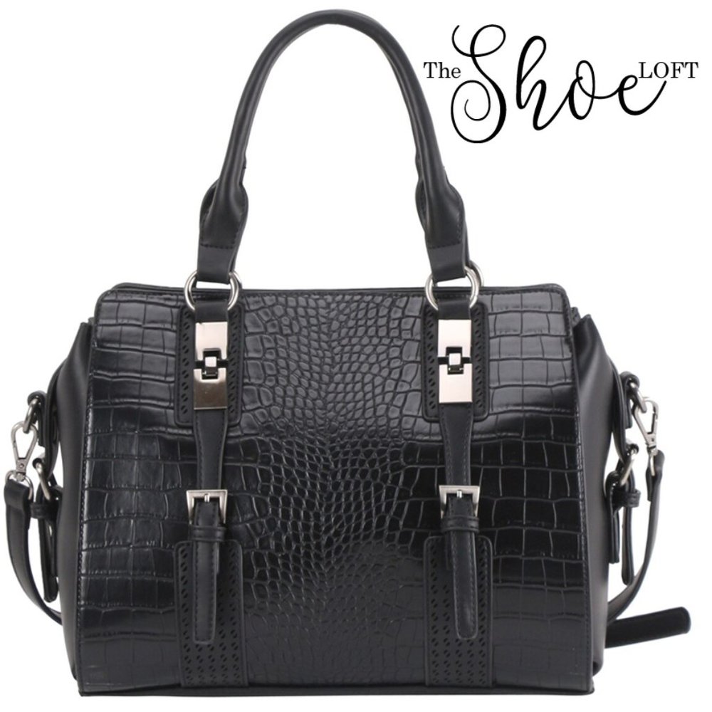 VIDEO: Melbourne Croc Embossed Satchel